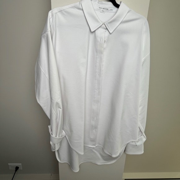 Good American TABBED POPLIN SHIRT - Picture 3 of 11